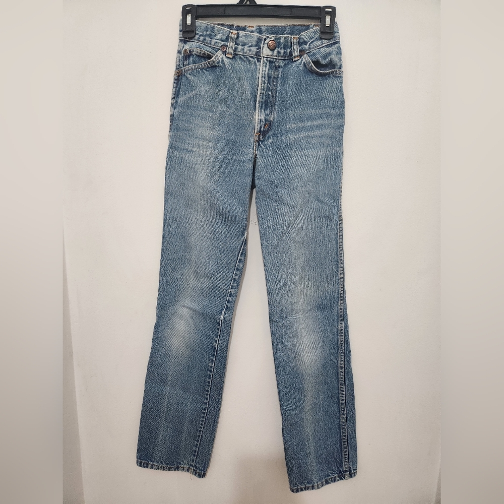 Vintage 1970s Chic Straight Leg Mom Jeans.  H.I.S. Size 14.